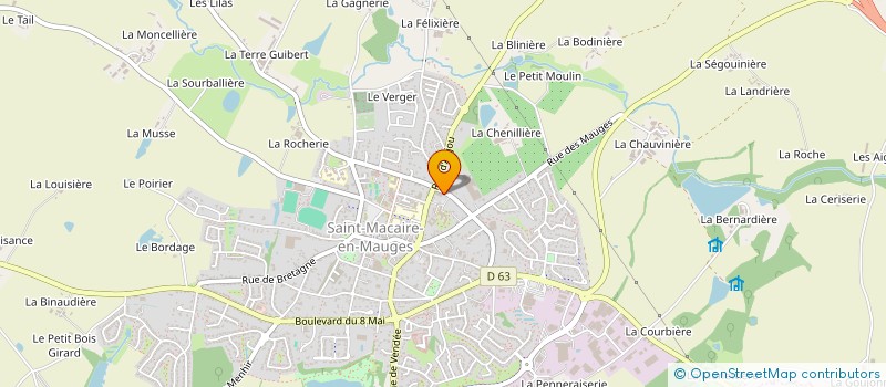 localisation de l'entreprise SCI SAINT LOUIS  SEVREMOINE