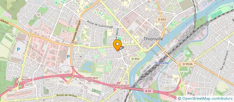 localisation de l'entreprise SCI SAINT LOUIS à THIONVILLE