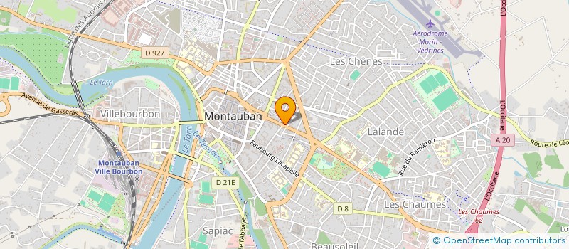 localisation de l'entreprise SCI SAINT LOUIS  MONTAUBAN