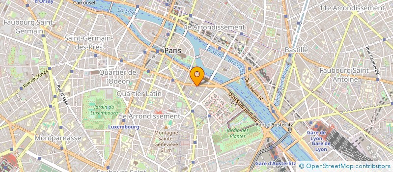 localisation de l'entreprise SCI SAINT LOUIS  PARIS