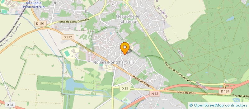 localisation de l'entreprise SCI SAINT LOUIS  JOUARS-PONTCHARTRAIN