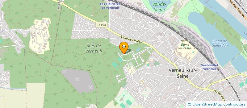 localisation de l'entreprise SCI SAINT LOUIS  VERNEUIL-SUR-SEINE