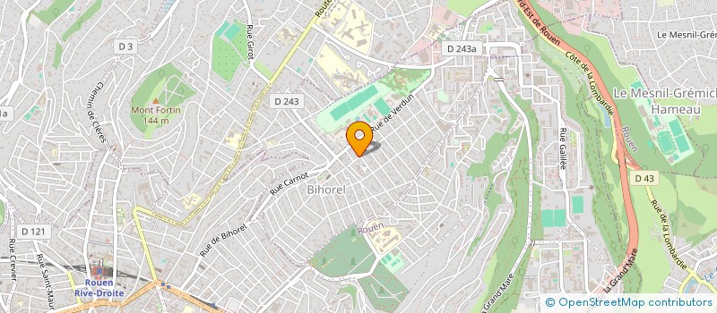 localisation de l'entreprise SCI SAINT LOUIS  BIHOREL