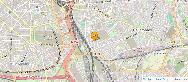 localisation de l'entreprise SCI SAINT LOUIS à LILLE