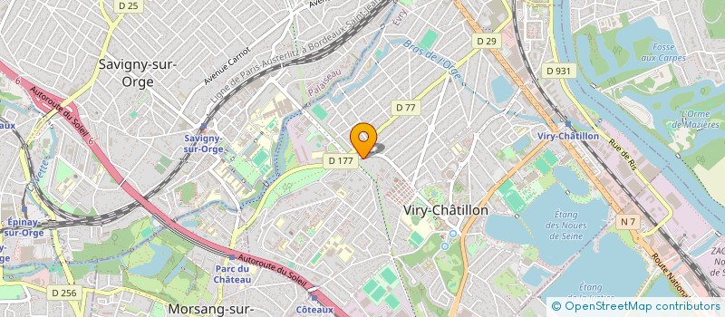 localisation de l'entreprise SCI SAINT LOUIS à VIRY-CHATILLON
