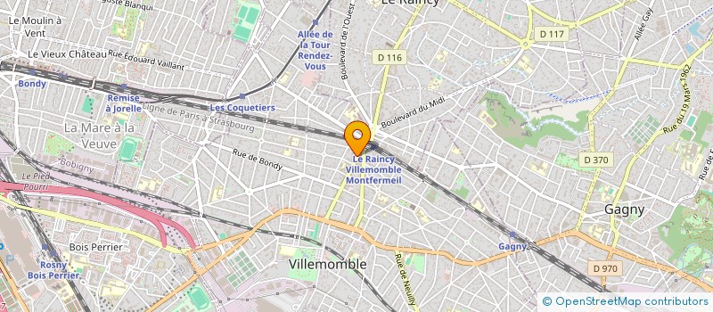 localisation de l'entreprise SCI SAINT LOUIS à VILLEMOMBLE