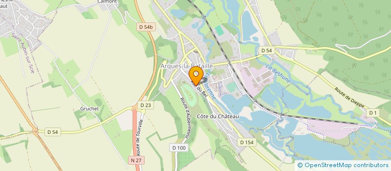 localisation de l'entreprise SCI SAINT LOUIS  ARQUES-LA-BATAILLE