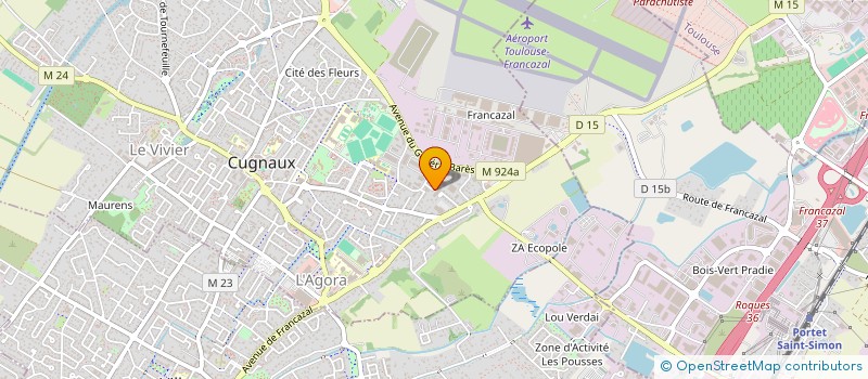 localisation de l'entreprise SCI SAINT LOUIS  CUGNAUX