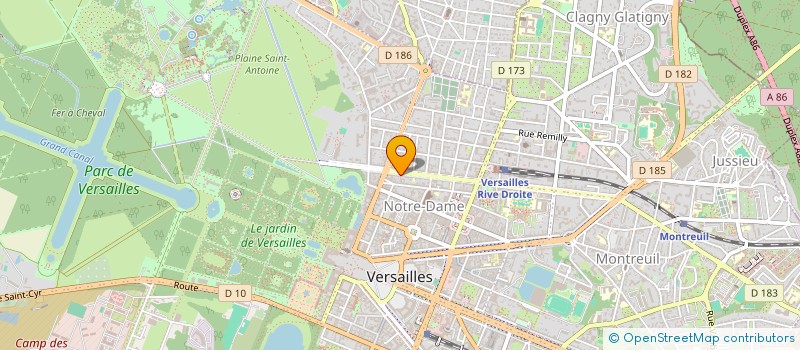localisation de l'entreprise SCI SAINT-LOUIS à VERSAILLES