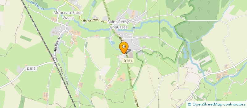 localisation de l'entreprise SCI SAINT LOUIS D'AVESNES  MONCEAU-SAINT-WAAST