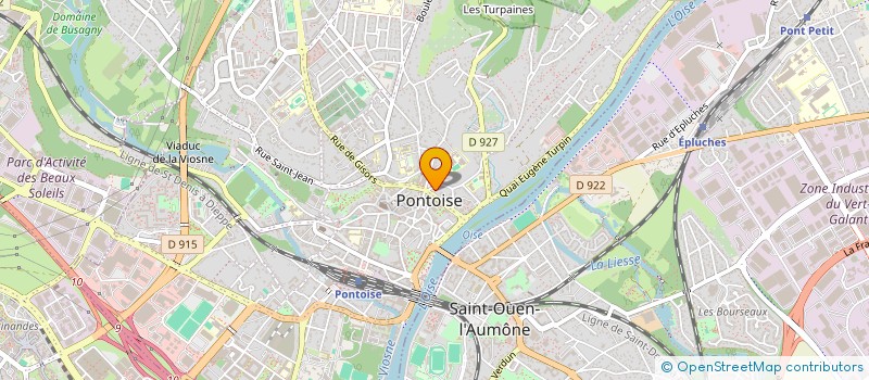 localisation de l'entreprise SCI SAINT LOUIS II  PONTOISE