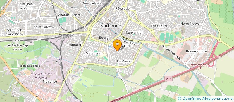 localisation de l'entreprise SCI SAINT-LOUIS IMMOBILIER à NARBONNE