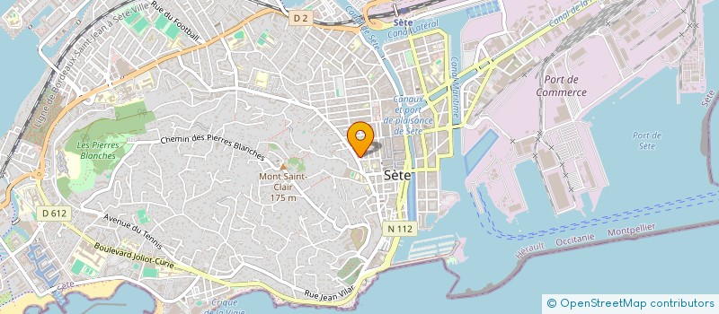 localisation de l'entreprise SCI SAINT LOUIS NO 12  SETE