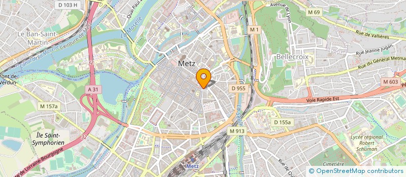 localisation de l'entreprise SCI SAINT LOUIS SAINT SIMPLICE  METZ