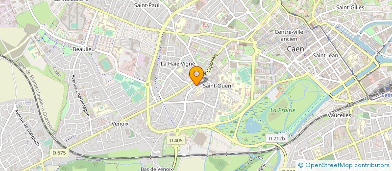 localisation de l'entreprise SCI SAINT LOUP à CAEN