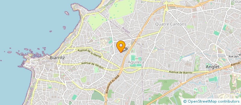 localisation de l'entreprise SCI SAINT LOUP à BIARRITZ