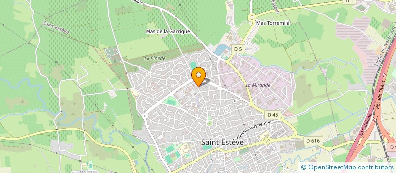 localisation de l'entreprise SCI SAINT LUC  SAINT-ESTEVE