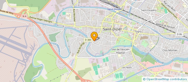 localisation de l'entreprise SCI SAINT LUC à SAINT-DIZIER