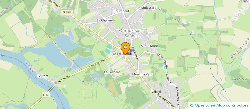 localisation de l'entreprise SCI SAINT LUC  OUROUX-SUR-SAONE