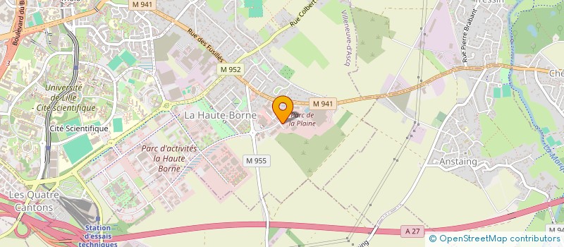 localisation de l'entreprise SCI SAINT LUC à VILLENEUVE-D'ASCQ