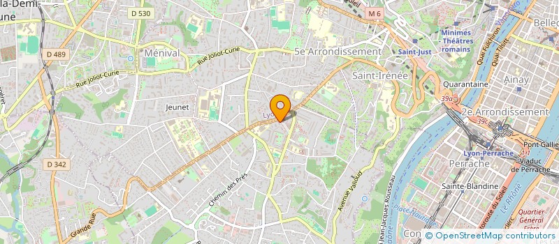 localisation de l'entreprise SCI SAINT LUC  SAINTE FOY LES LYON