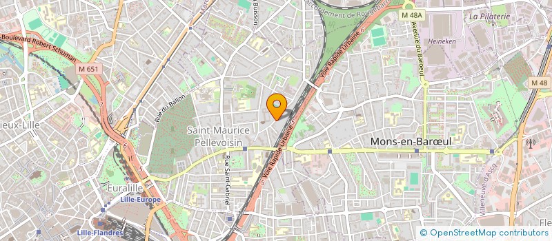 localisation de l'entreprise SCI SAINT LUC à LILLE