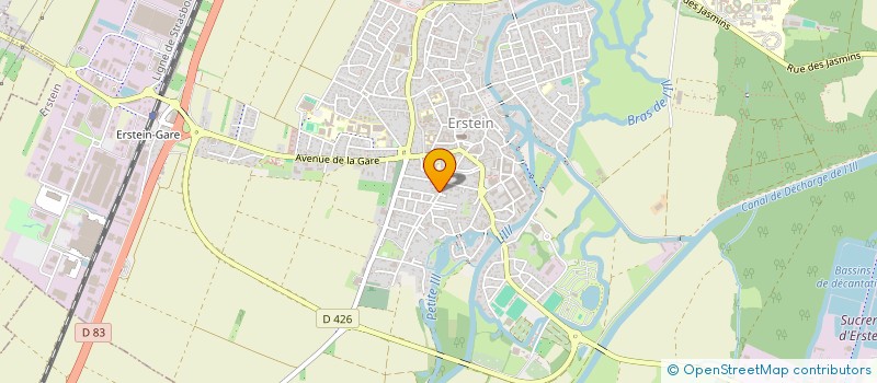 localisation de l'entreprise SCI SAINT LUC  ERSTEIN