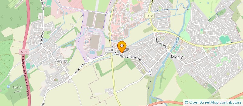 localisation de l'entreprise SCI SAINT-LUC à MARLY