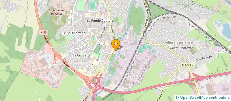 localisation de l'entreprise SCI SAINT LYE à CHARLEVILLE-MEZIERES