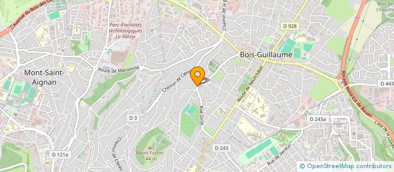 localisation de l'entreprise SCI  SAINT MACLOU à BOIS-GUILLAUME