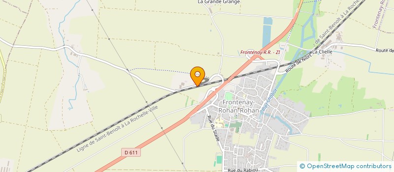 localisation de l'entreprise SCI SAINT MAIXENT RABELAIS  FRONTENAY-ROHAN-ROHAN