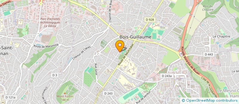 localisation de l'entreprise SCI SAINT MALO  BOIS-GUILLAUME