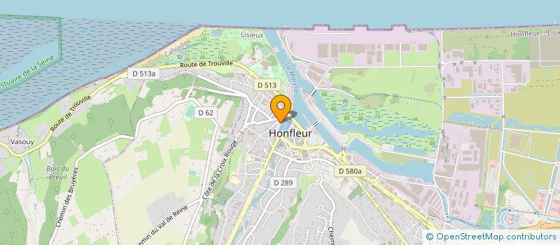 localisation de l'entreprise SCI SAINT MARC à HONFLEUR