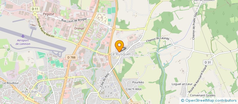 localisation de l'entreprise SCI SAINT MARC  PERROS-GUIREC