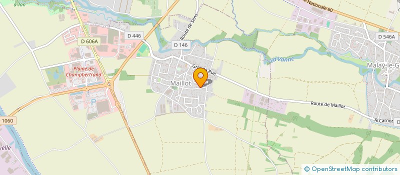 localisation de l'entreprise SCI SAINT MARC  MAILLOT