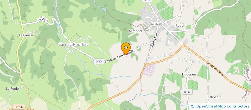 localisation de l'entreprise SCI SAINT MARC  LUZECH