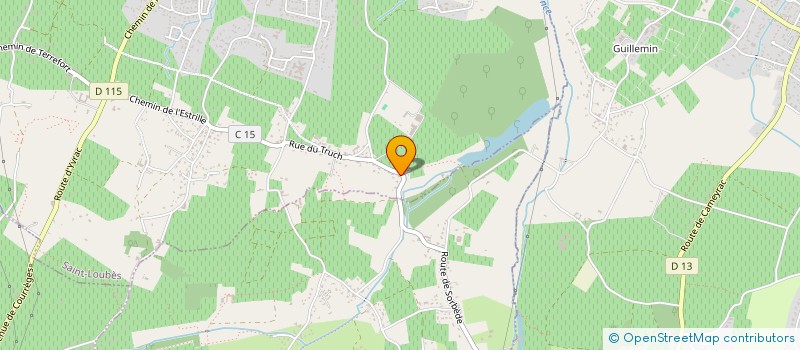 localisation de l'entreprise SCI SAINT MARC  SAINT-LOUBES