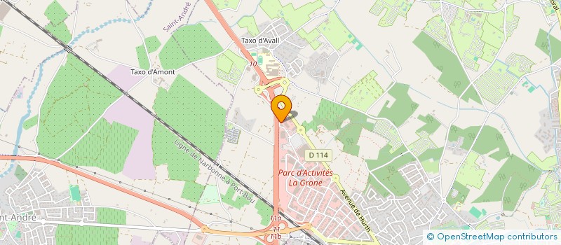 localisation de l'entreprise SCI SAINT MARC  CANOHES