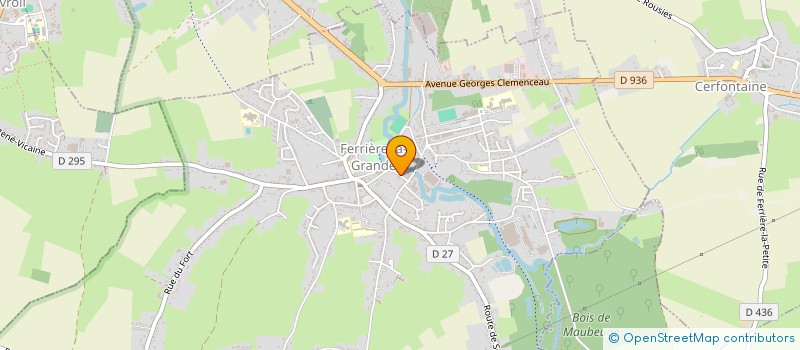 localisation de l'entreprise SCI SAINT MARCEL  FERRIERE-LA-GRANDE