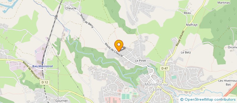 localisation de l'entreprise SCI SAINT MARCELLIN  MONISTROL-SUR-LOIRE