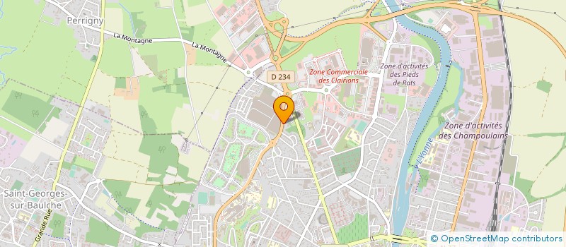 localisation de l'entreprise SCI SAINT MARIEN à AUXERRE