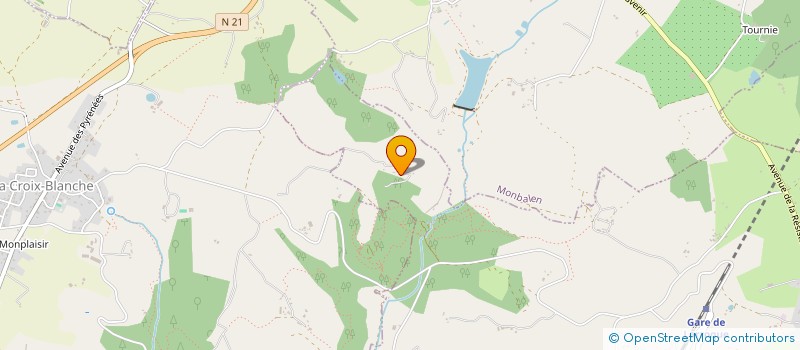 localisation de l'entreprise SCI SAINT MARS  LAROQUE-TIMBAUT