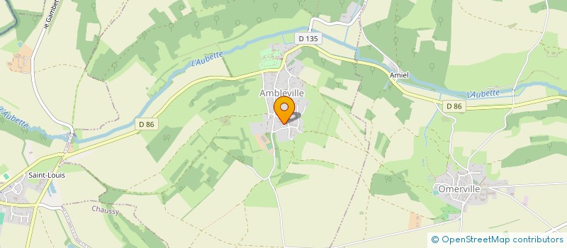 localisation de l'entreprise SCI SAINT MARTIN  AMBLEVILLE