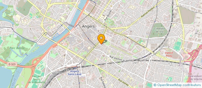 localisation de l'entreprise SCI SAINT MARTIN à ANGERS