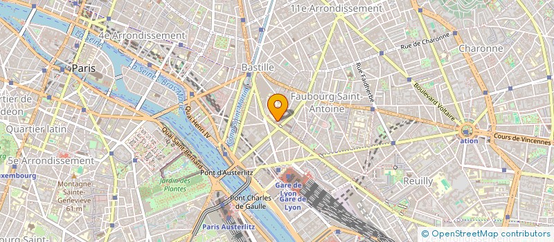 localisation de l'entreprise SCI SAINT MARTIN à PARIS