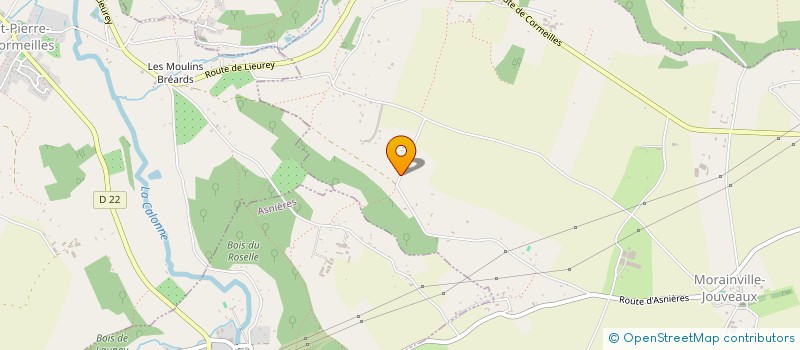 localisation de l'entreprise SCI SAINT MARTIN  MORAINVILLE-JOUVEAUX