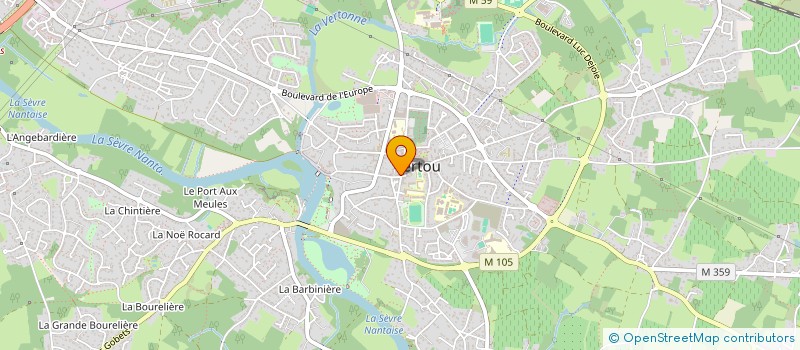 localisation de l'entreprise SCI SAINT MARTIN  VERTOU