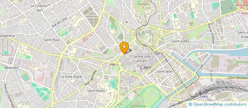 localisation de l'entreprise SCI SAINT MARTIN  CAEN