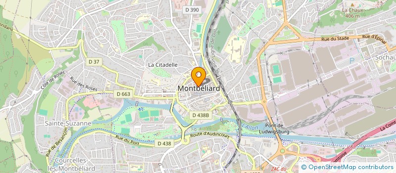 localisation de l'entreprise SCI SAINT MARTIN  MONTBELIARD