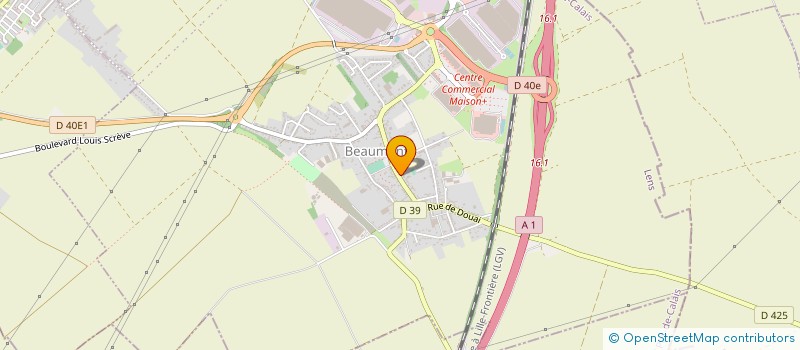 localisation de l'entreprise SCI SAINT MARTIN à HENIN-BEAUMONT